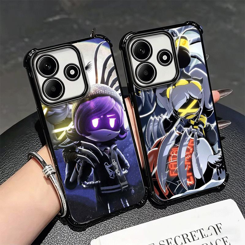 M-Murder D-Drones Game Plating Phone Case For Xiaomi Redmi Note 14 15 Pro Plus 13 12 11 11S 11T 10 9S 9 5G Anti-Fall Airabag Cov