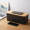 ABWR-Cable Storage Box Power Socket Organizer Cable Tidy Storage Box Network Line Storage Bin Wire Management