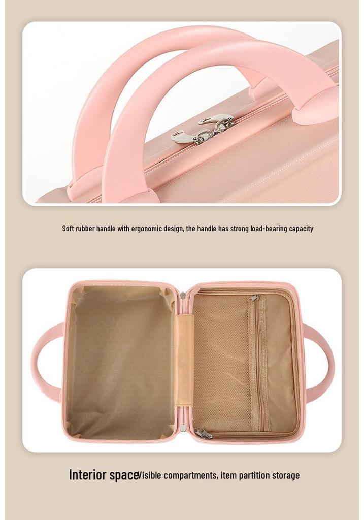 14-inch Mini Makeup Suitcase with Custom Logo and Password Lock