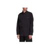 Adidas Originals Trefoil Series Polo Button Solid Color Comfortable Casual Long Sleeve Shirt Men Shirts Black HK2765