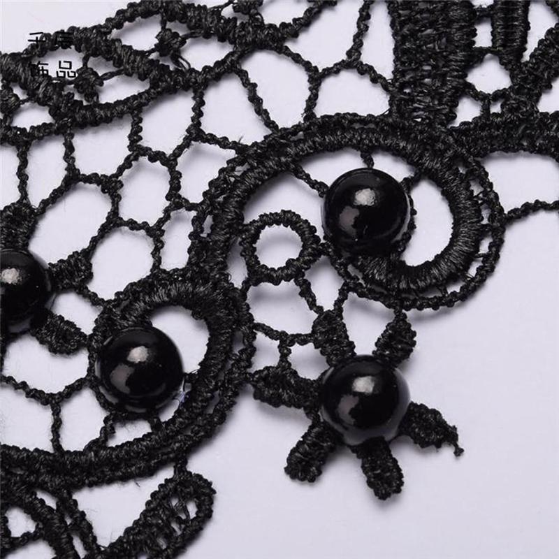 Naszyjnik Modny Retro Ręcznie robiony Naszyjnik Gotycki Naszyjnik Retro Koronkowy Naszyjnik Naszyjnik Bib Kolekcja Biżuterii Łańcuszek