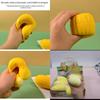 Stress Relief Peanut Burger Corn Toy Squeeze Silicone Elastic Anti-Fatigue Adult Kids Decompression Partner Office School Relax 3pcs