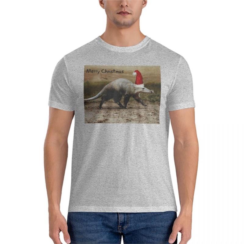 A Merry Christmas Aardvark Fitted Tshirt Custom T Shirts Sweat Shirts Unisex Sweat Shirt Black Tshirt Unisex Summer Tops