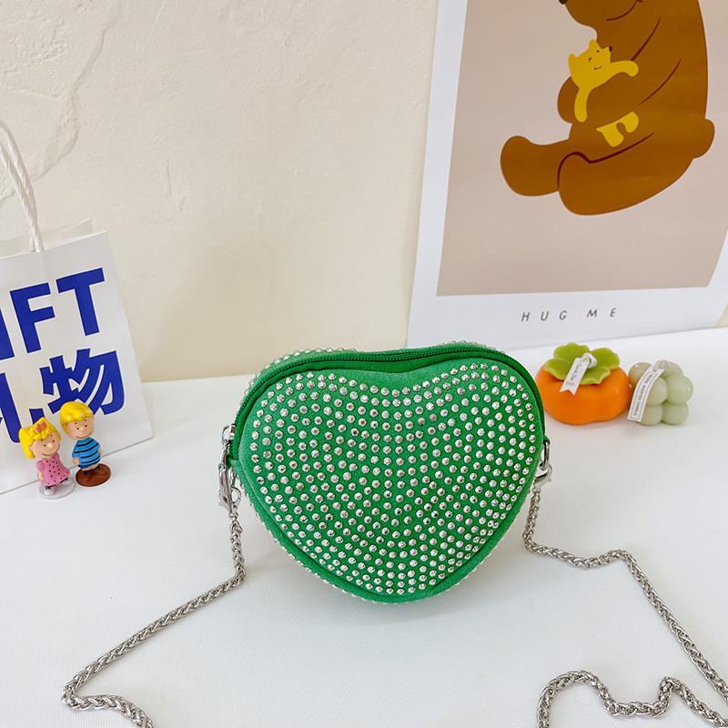 Fashionable Rhinestone Mini Shoulder Bag For Children Stylish Crossbody Purse With Breathable And Durable Materials
