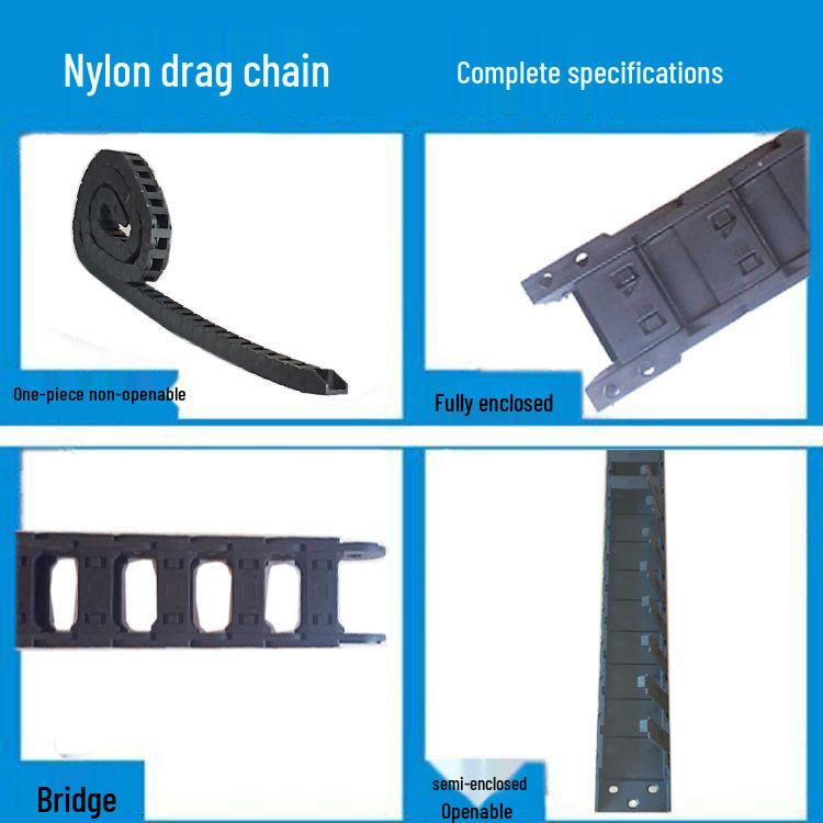 Nylon Drag Chain for Wire Guiding in Engraving Machines