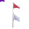 Xuan Shi Red and White Liftable Signal Flag with Pole