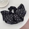 Hair Tie Korean Accessories Scrunchies Bands Rubber for Women Girl Elastic Flowers Fascinators Elegant Vintage Designer Fashion