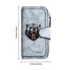 Roaring Bear Pattern Long Wallet Stylish Durable Portable Casual Daily Use Multi Card Slot Holder Forever Printed Purse