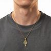 Tree of Life Necklace for Men,Waterproof Stainless Steel Family Tree Pendant Necklace,Jewelry Gift for Dad Him