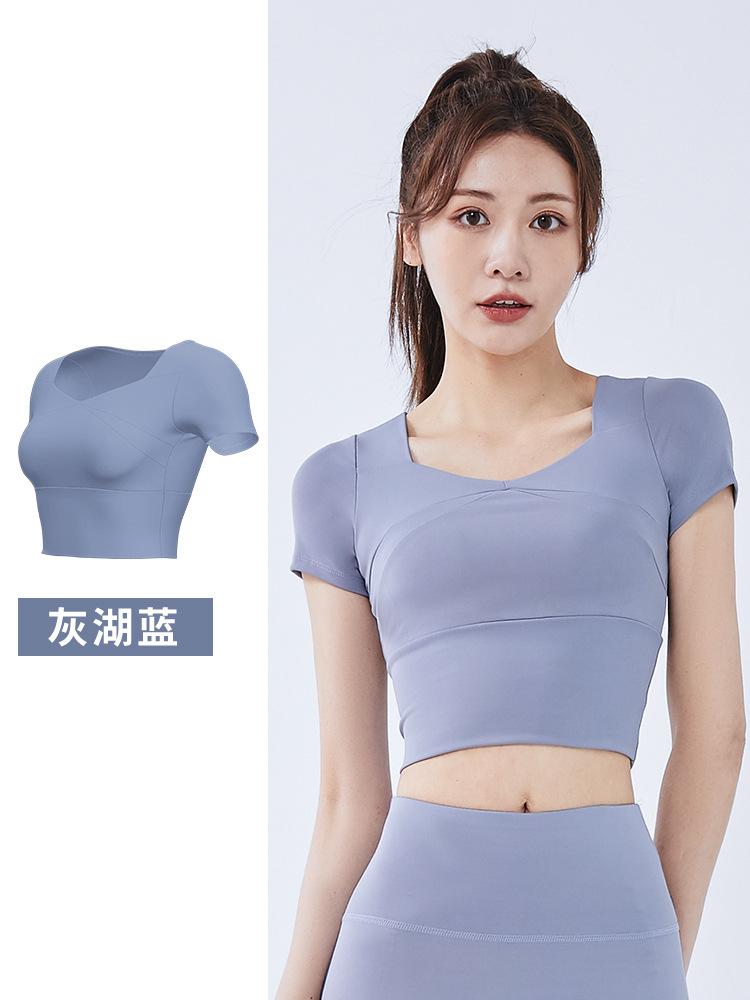 No embarrassment line yoga pants peach hip lift leggings high waist belly sports nude yoga pants women