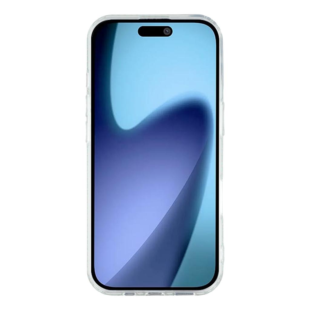 For iPhone 17 Air Case Rhinestone Edge Glitter Back TPU+PC IMD Phone Cover