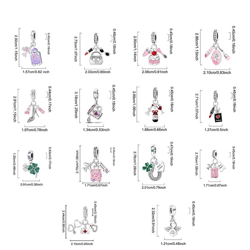 Copper Mushroom Pink Cat Dog Cake Tree Of Life Charms Beads Fit For Original Pan Bracelets Diy Fine Jewelry Gift