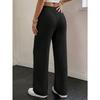 Women Comfortable Casual Thick Straight Wide Leg Long Pants