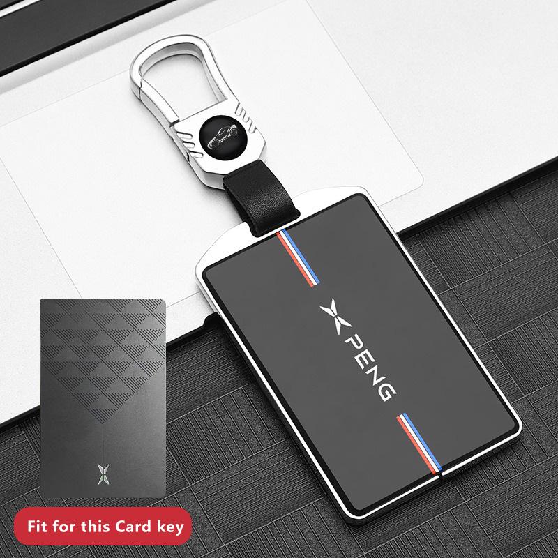 Custodia Chiave Auto per Xiaopeng Xpeng P7 P7i G6 P5 G9 G3 G3i NFC Car-Styling Cover Remota Guscio Portachiavi Anello Portachiavi Portachiavi Accessori