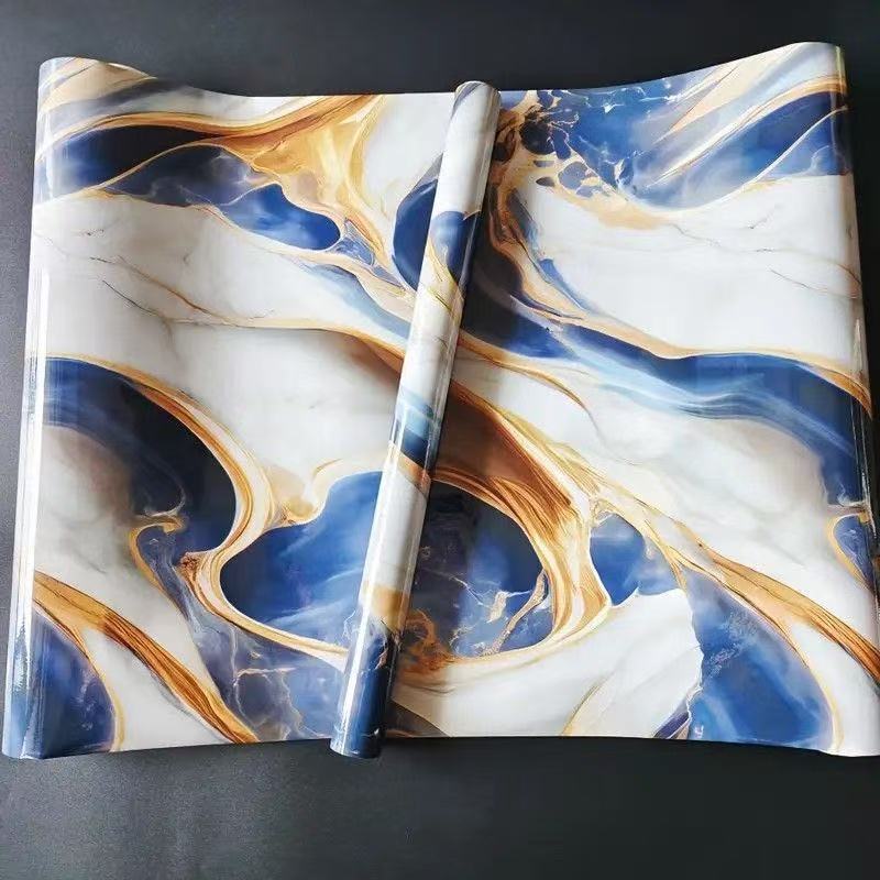 Waterproof and Oil-resistant Kitchen Sticker Countertop Table Top Stove Surface Self-adhesive Wall Paper