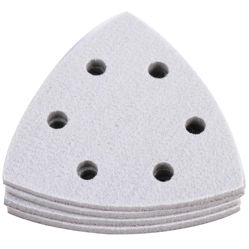 4 bucăți 6 găuri Triunghi Burete foi de șmirghel Disc hârtie de șlefuit Instrumente de lustruit (1800-2000#)