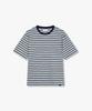 STUDIO TOMBOY [Men] Multi Stripe T-Shirt_Navy 91M6222411