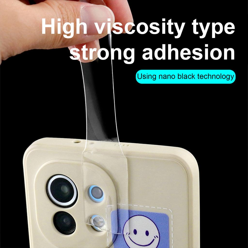 Double Sided Nano Adhesive Tape Heavy Duty Clear Reusable Tape Versatile Nano Mounting for Picture Hanging & Wall Decor