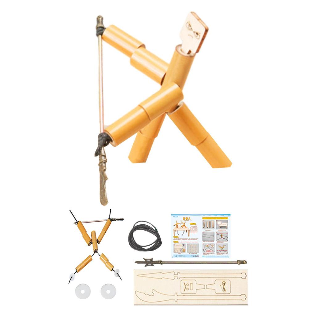 Bamboo Man Puppet Game for Tabletop Fun