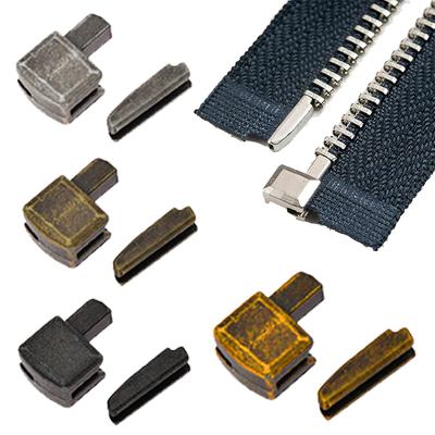 5 sets Accessoires Accessoires Naaigereedschap Gereedschap Open uiteinde Metalen bodemstopper Rits Reparatie Op maat