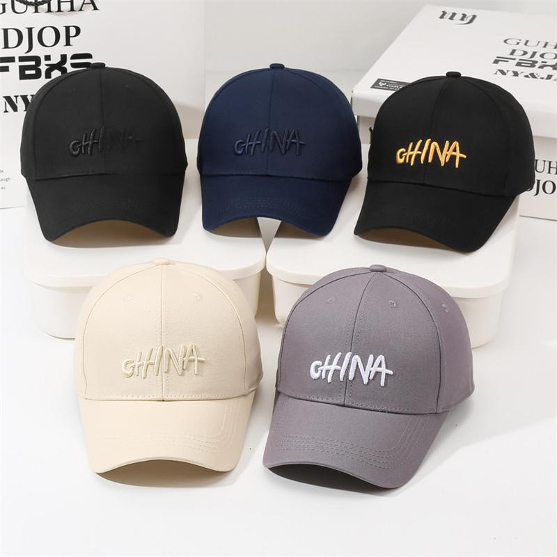 Letter Embroidered Baseball Cap for Unisex Sunshade Cap