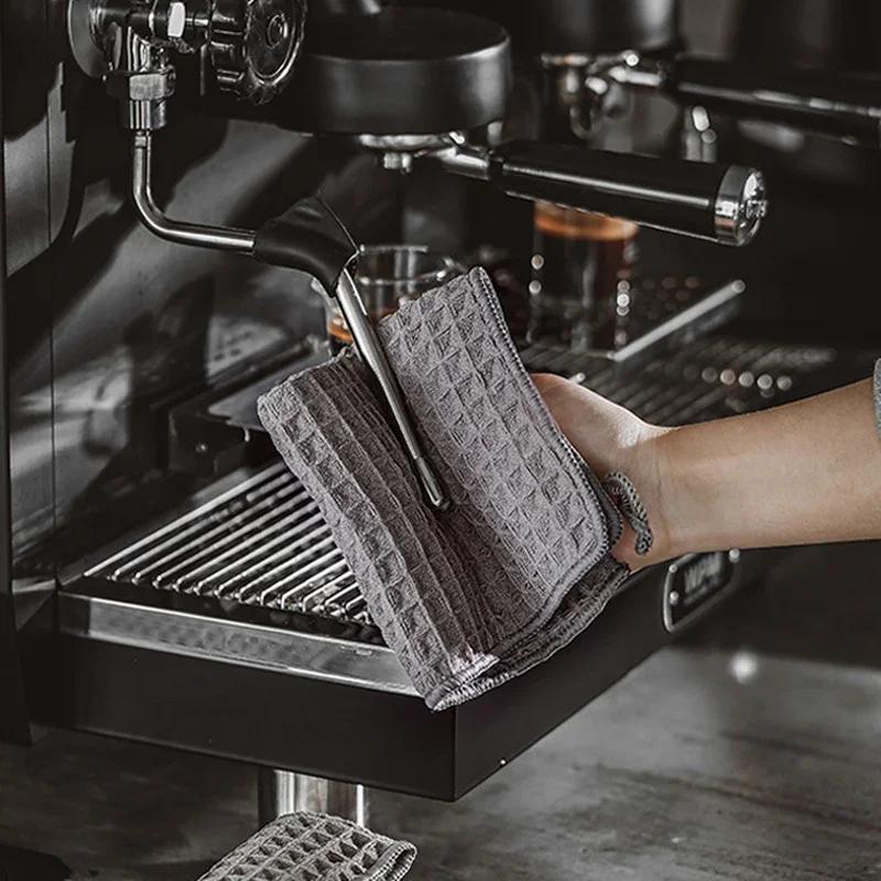 Special Rag Bar Towel Coffee Super Absorbent Barista Machine No Lint Square Towel Cleaning Cloth Coffee Machine Cleaning Towel
