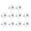 10Pcs Solar Panel Mid Clamps Waterproof Mount Aluminum Bracket Mounting Accessories