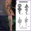 Wasserdichter Kräuter-Schlangen-Tattoo-Aufkleber – Reiner Begierde-Stil für das Handgelenk, Langlebig