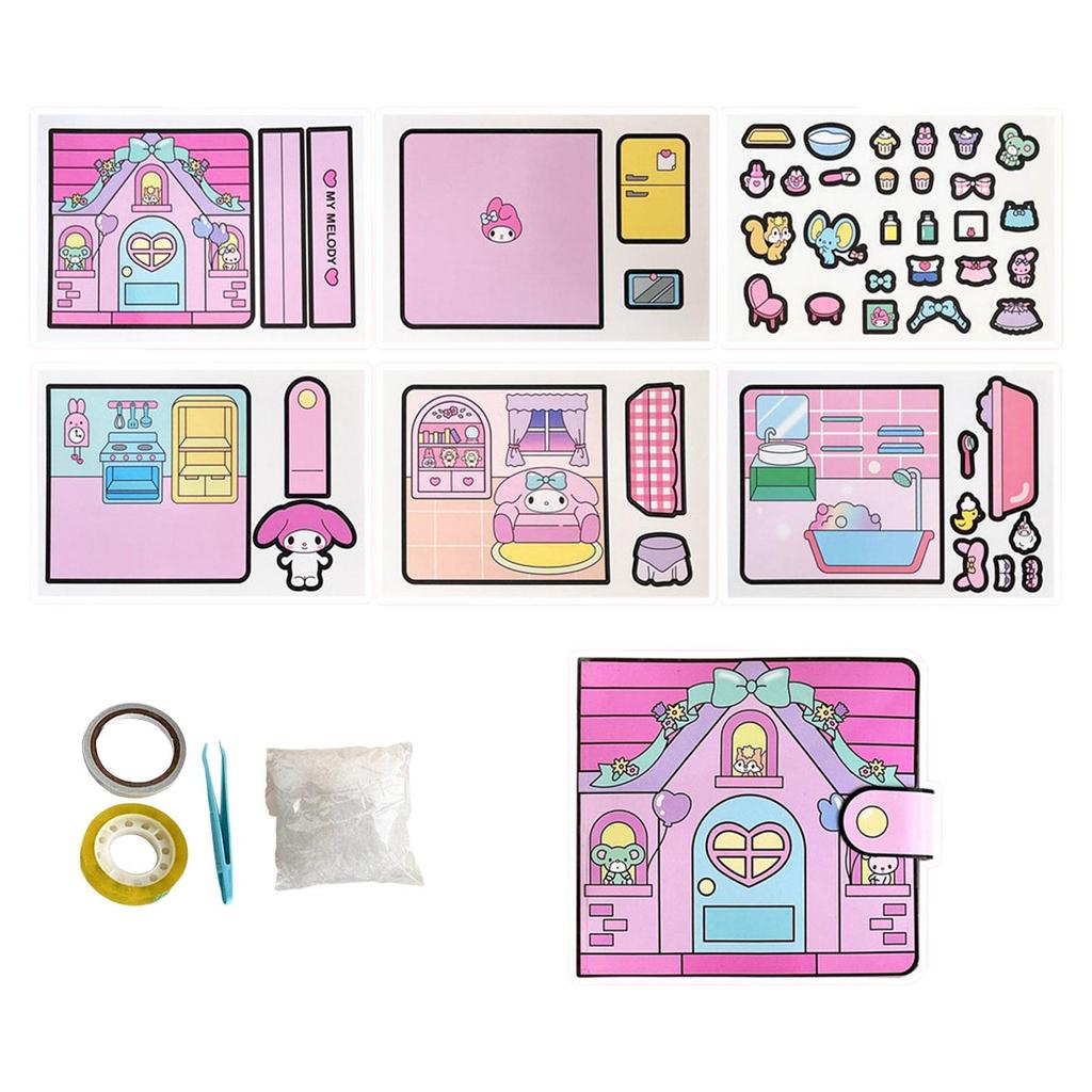 Toy Books Cute Interactive Preschool Montessori Busy Sensory Book for Boys Kids Gifts A