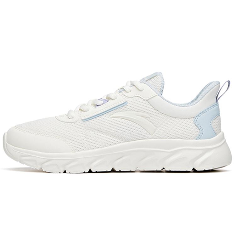 

Anta Running Collection Breathable Lightweight Wear Resistant Slip Resistant Low Top Running Shoes Women s White Blue 36.5