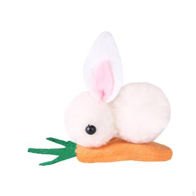 Easter Bunny Furry Hair Clips Styling Clamps Fashion Soft Hairpin Plush Barrettes for