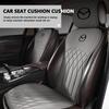 Universal Car Seat Cushion Headrest Cover Set PU Leather Protector For Mazda Axela Speed 6 CX3 CX4 CX5 CX7 CX8 CX9 MS Demio FF9