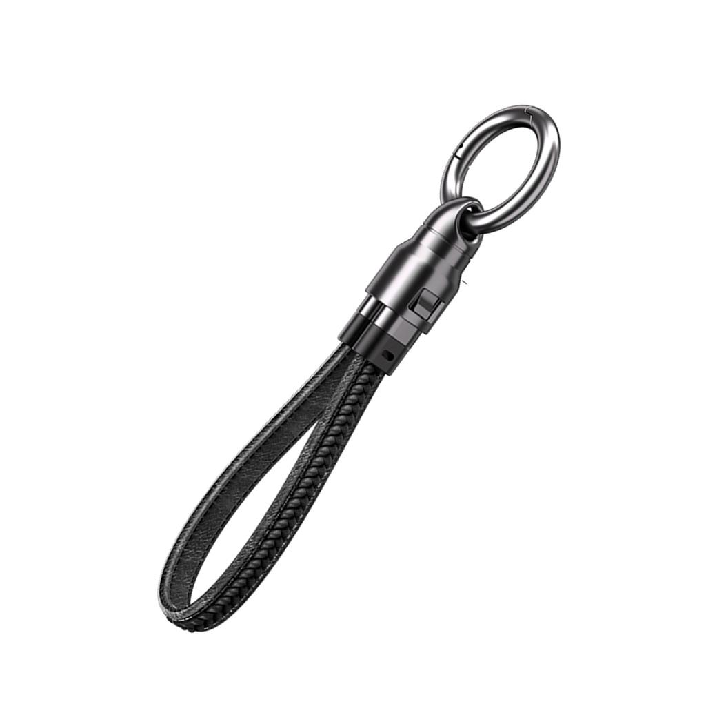 PD240W Keychain Fast Charging Cable 2-in-1, 240W Type-C To Type-C Cable with Smart Chip, Portable Charging Cord for Laptop Tablet Phone, Trave