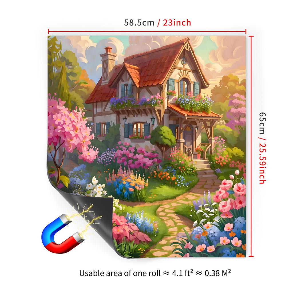 65X58.5Cm Household Dishwasher Magnetic Sticker Kitchen Home Refrigerator Magnetic Sticker