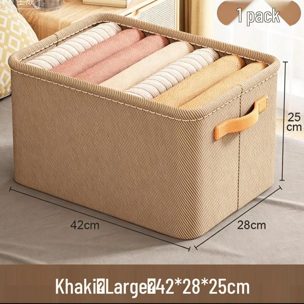 Yuzhe Foldable Storage Basket for Clothes and Pants - Thickened Wardrobe Organizer Box