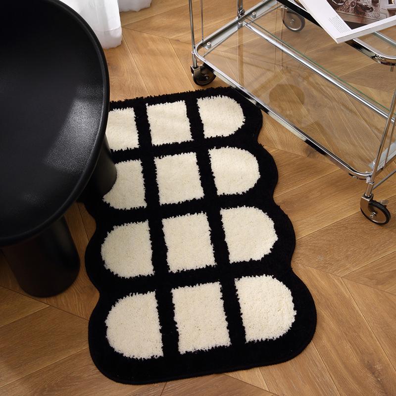 Nordic Non-Slip Bathroom Absorbent Mat for Toilet, Doorway, or Bedroom. 40x60 cm