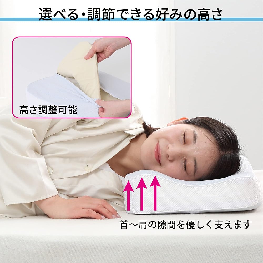 Nishikawa Sleep Fitness Memory Foam Pillow: Comfortable Fit, Memory Foam Urethane, Perfect Fit for