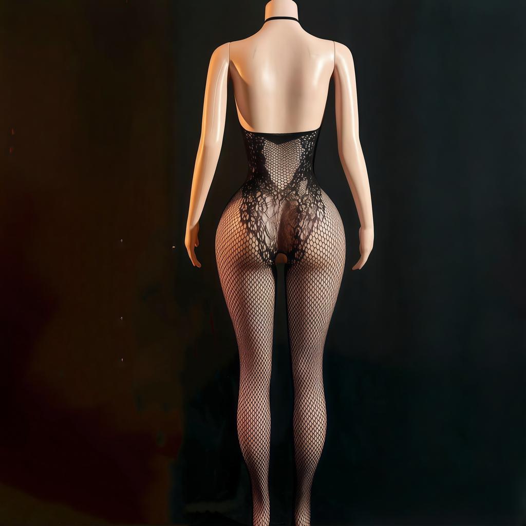 New Style Desire Underwear Hot Women Breastless Bodystocking Crotchless Sex Lingerie Erotic Babydoll Open Bra Porn Tights