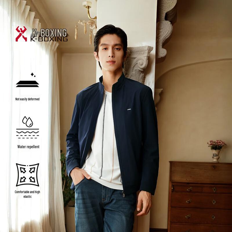 

K-Boxing Men s Stand Collar Business Travel Jacket 175/L
