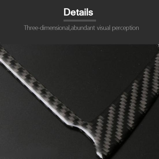 Autocolant interior pentru capacul lămpii de citire din fibră de carbon pentru Bmw Seria 5 F10 5Gt