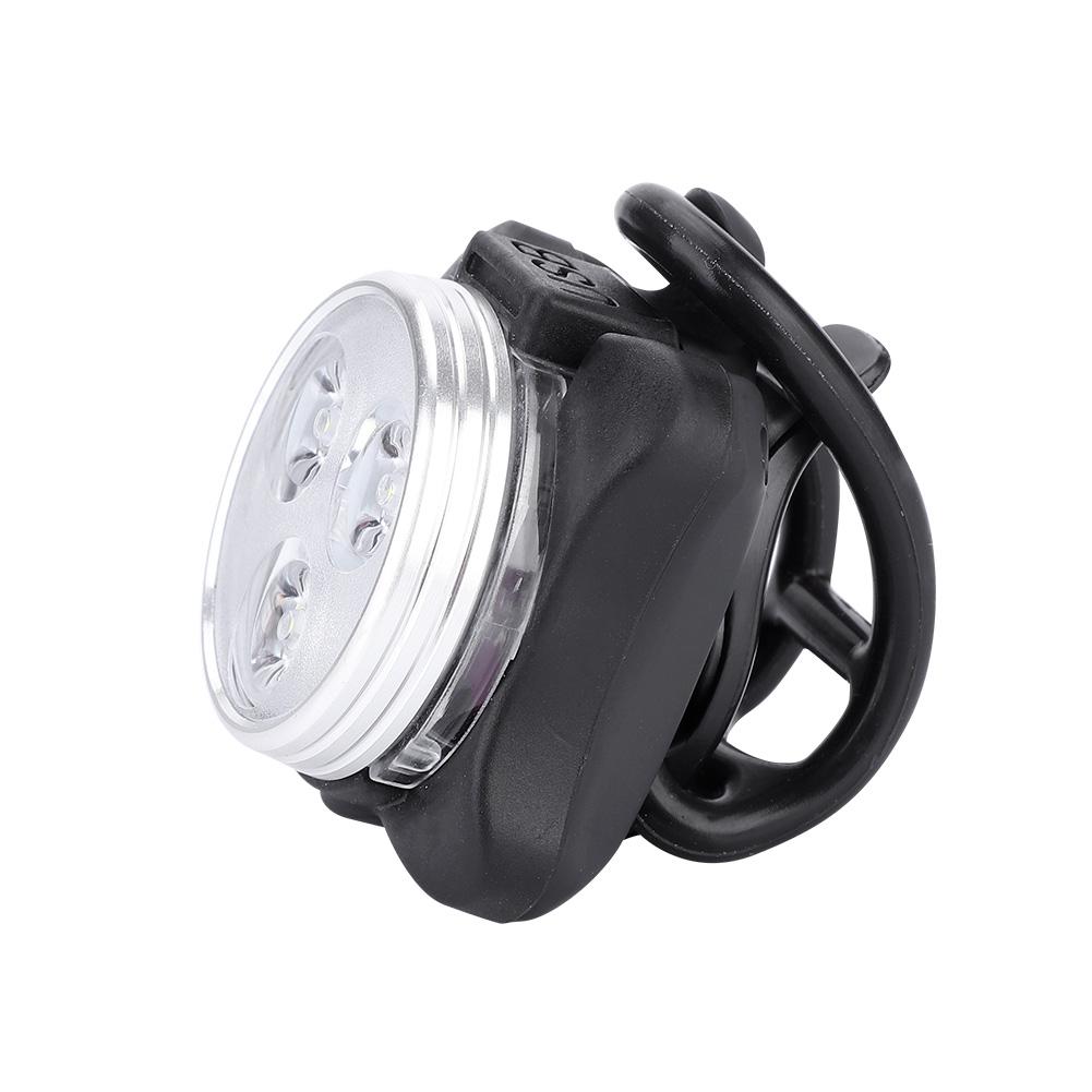 Outdoor Waterproof Plastic USB Bike Front Light Bicycle Head Lamp Mount