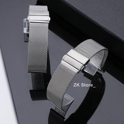 Bracelet Milanese en Acier Inoxydable Maille 0,6 mm 18 mm 20 mm 22 mm pour DW Bracelet Fil Épaisseur 2,5 mm Longueur Réglable Accessoires de Montre