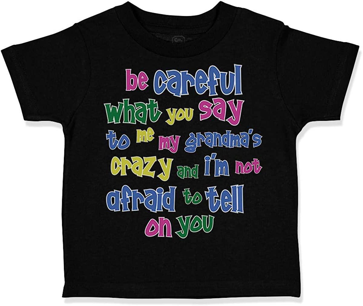 

Изготовленная на заказ футболка для малышей «Осторожно, что ты говоришь мне, моя бабушка 39»;S Безумно смешной стиль B