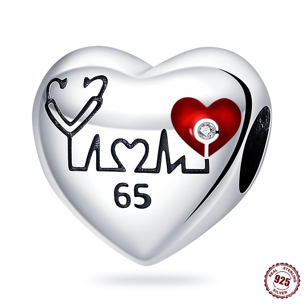 Style Copper Red Series Charms Christmas Gifts Beads Fit Wear Original Bracelets Charms Girls Jewelry