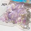 TPR Stress Ball Colorful Transparent Cat Paw Squeeze Toy Soft Fidget for Hand Relief Fun Birthday Christmas Gift Kids Adults
