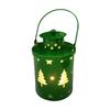 Christmas Tabletop Lanterns Vintage Outdoor Candle Decor with LED Lights Perfect Addition to Your Holiday Decor