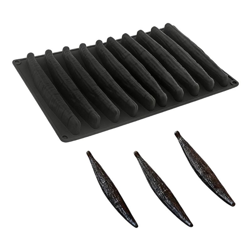 

Silicone Mold For Vanilla Pods Cakes Mousse And Chocolate Kitchen Bakewares For Home And Commercial Use
