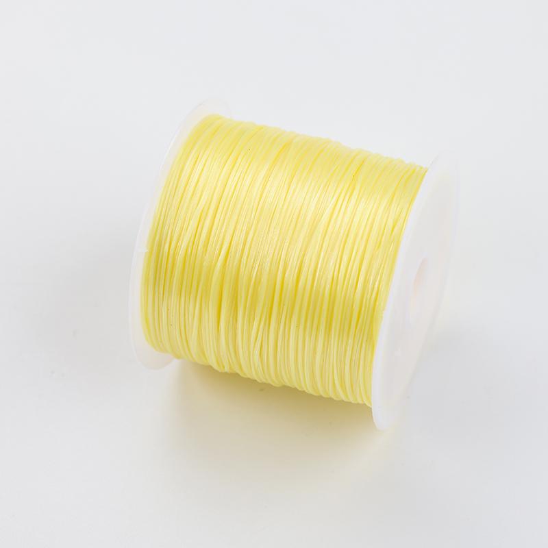 Elastic Cord Roll for Beading: 60m Bracelet & Pearl Thread