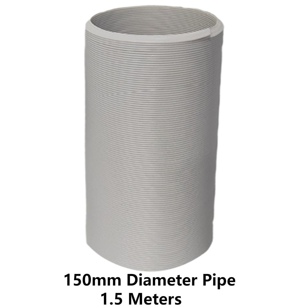 Flat Air Conditioning Exhaust Hose Adapter 130/150mm Diameter Exhaust Hose Air Vent Connector Exhaust Systems Accessories