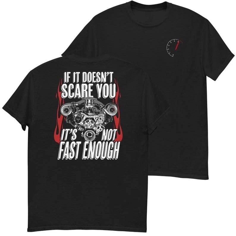 Drag Racing T-Shirt: Twin Turbo Engine, Gear Head Gift, Automotive Car Enthusias XXXL